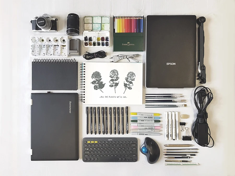 art-supplies-travel-set-packing-for-road