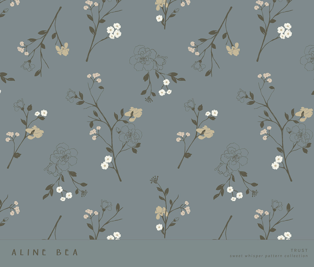 Branches with flowers in an airy composition designed by Aline Bea