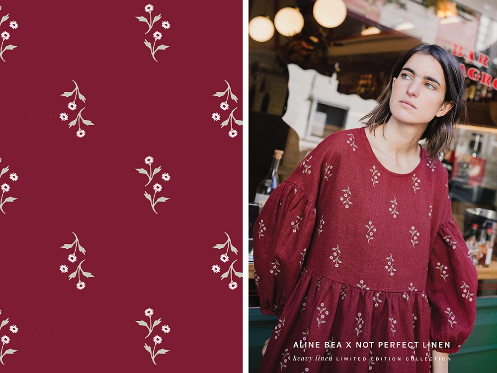 Closer-look-at-the-Idyllic-Burgundy-print-a-romantic-floral-design-on-npl-dress.