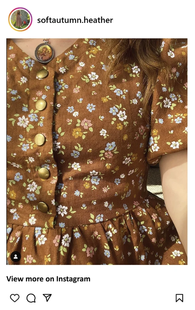 Instagram-post-by-softautumn.heather-wearing-dress-by-aline-bea-not-perfect-linen-summer-collection