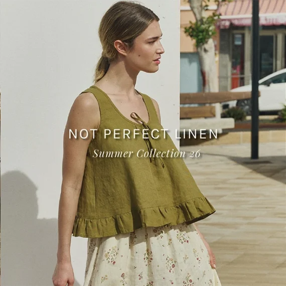 Models-wearing-linen-clothes-from-Not-Perfect-Linen-including-floral-designs-by-AlineBea