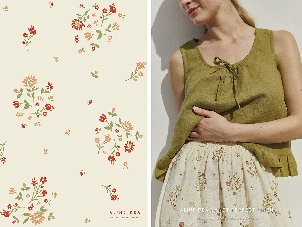 floral-design-in-the-left-model-wearing-linen-skirt-with-floral-design-in-the-right